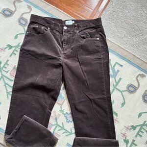 Calvin Klein Chocolate Fine-wale Corduroy Pants